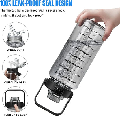 2 Liter Water Bottle with Multifunctional Sleeve